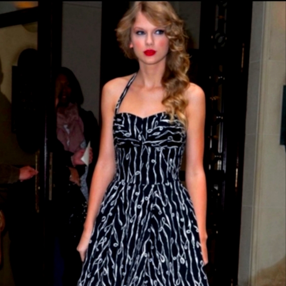 Taylor Swift Anthropologie Girls From Savory Cerys Pin Up Dress - Picture 1 of 14